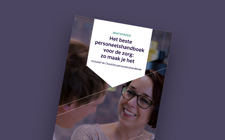 Whitepaper 'Het beste personeelshandboek voor de zorg: zo maak je het